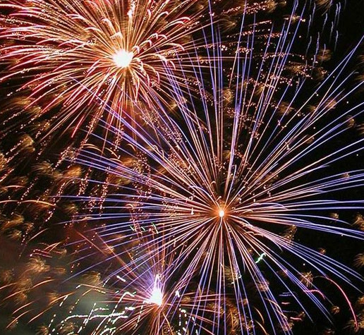 Fireworks on the 4th of July!