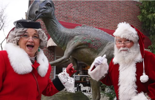 Santa, Mrs Claus, and Haddy!